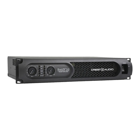 Crest Audio Pro-LITE 2.0 / 3.0 User manual