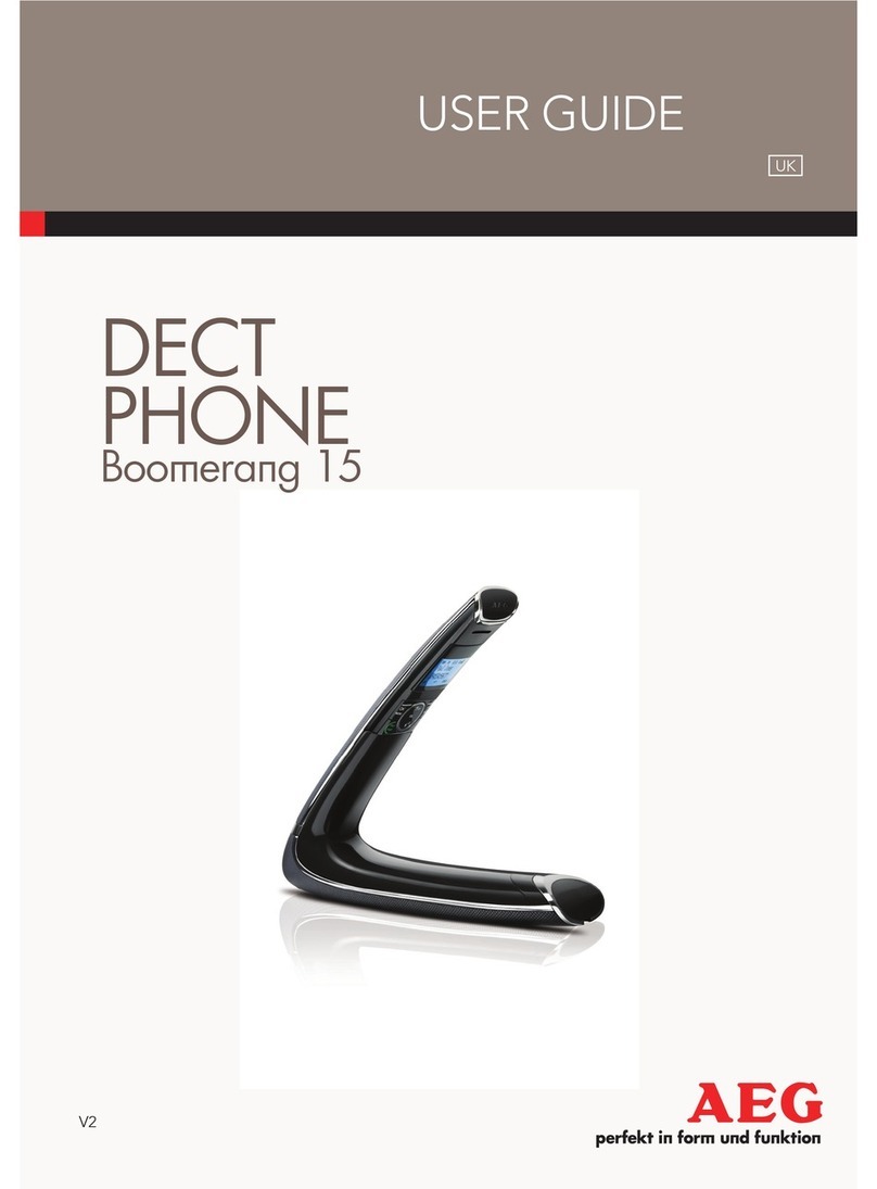 AEG Boomerang 15 User manual