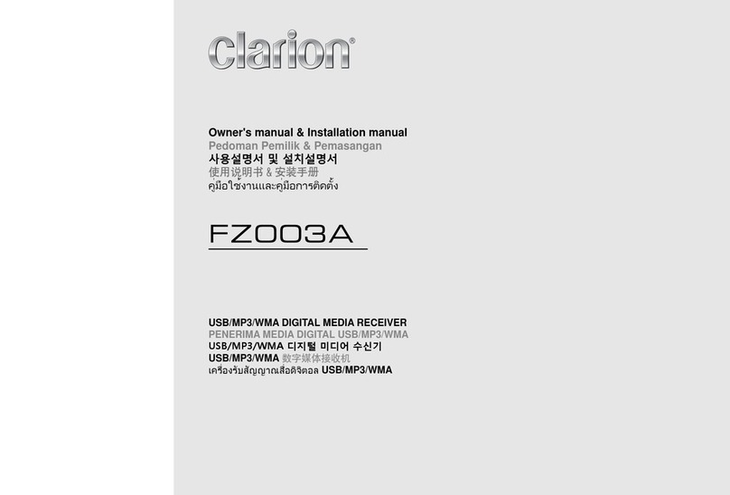 Clarion FZ003A Repair manual