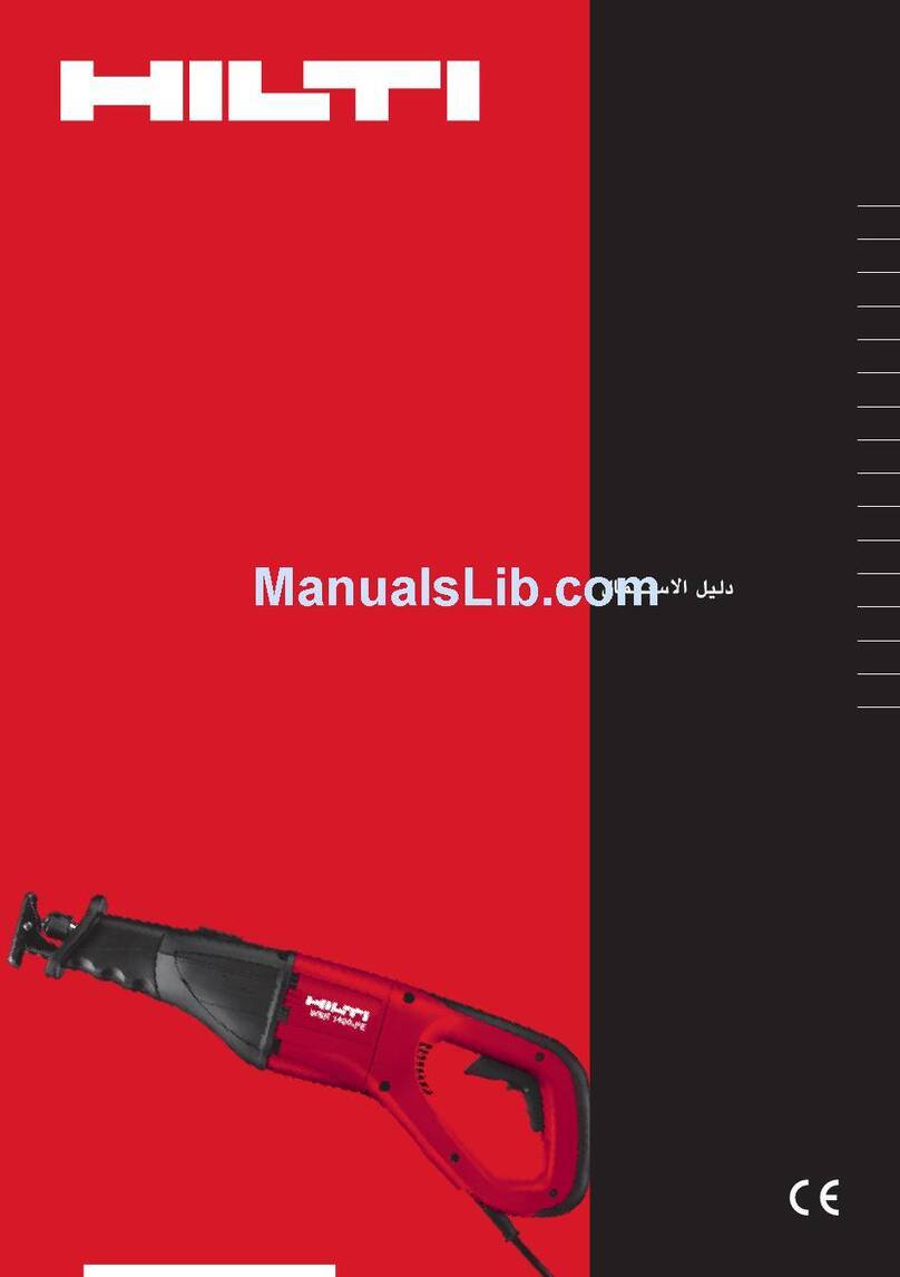 Hilti WSR 900-PE User manual