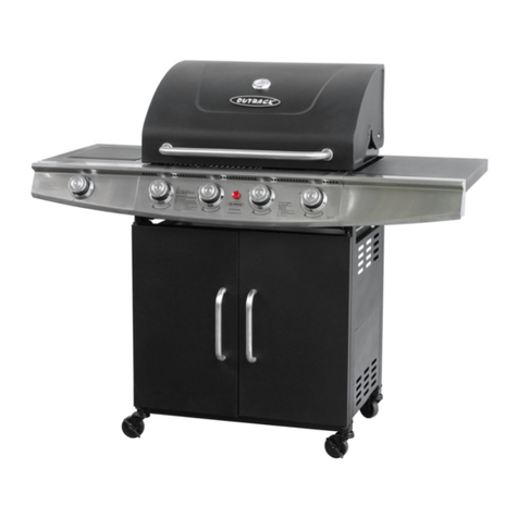 Outback Phoenix 4 Burner Black User manual