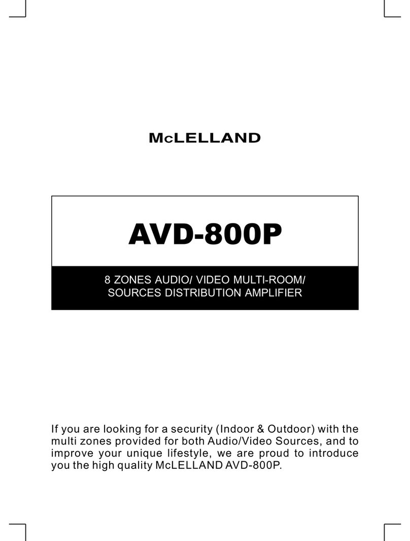 McLelland AVD-800P manual