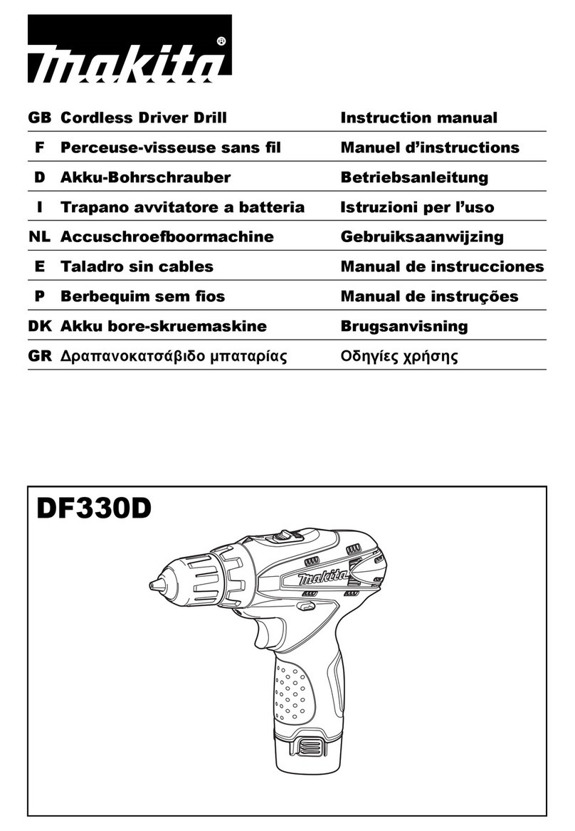 Makita DF330D instruction manual
