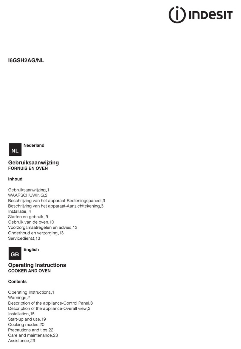 Indesit I6GSH2AG User manual