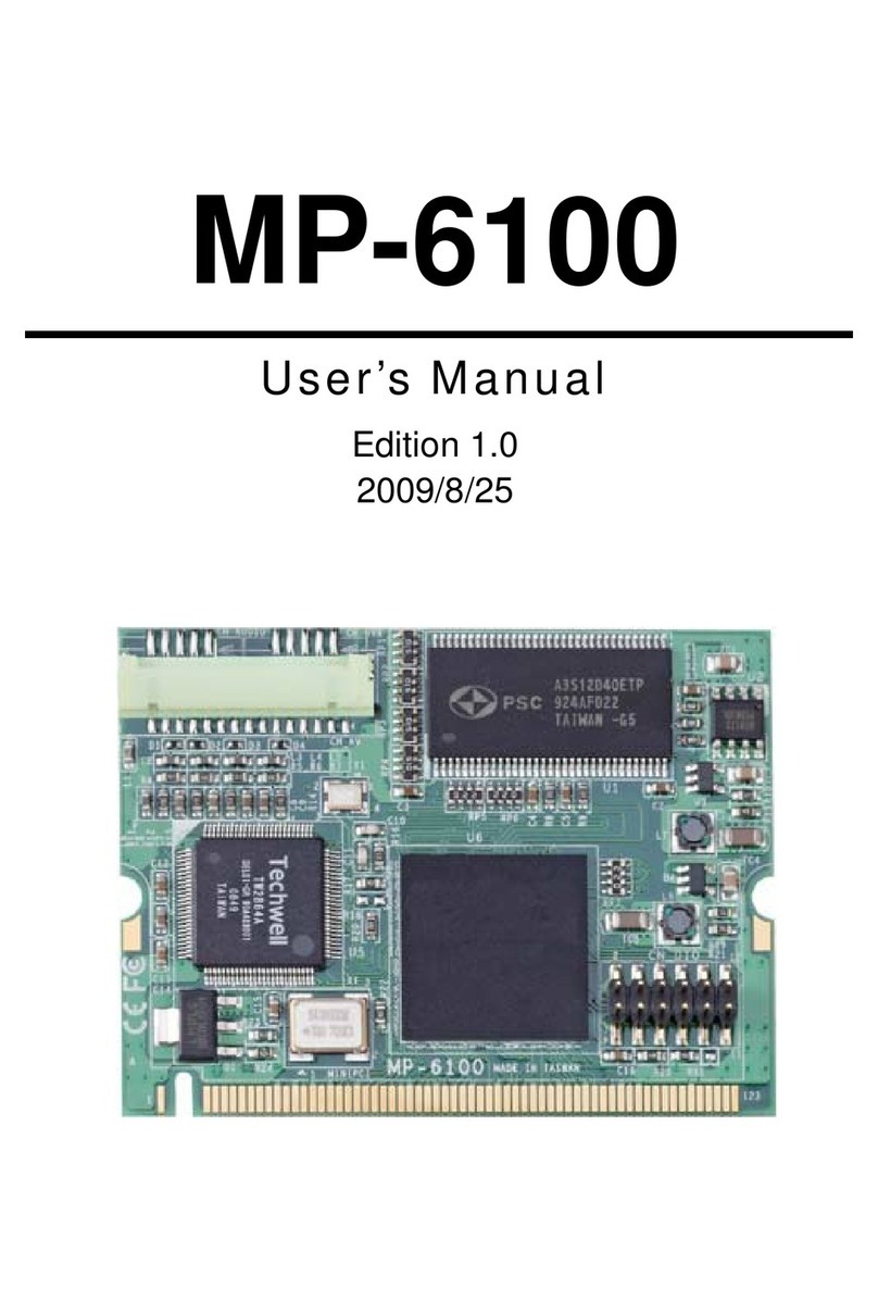 Commell MP-6100 User manual
