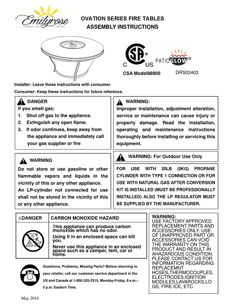 Emilyrose OVATION SERIES Assembly instructions