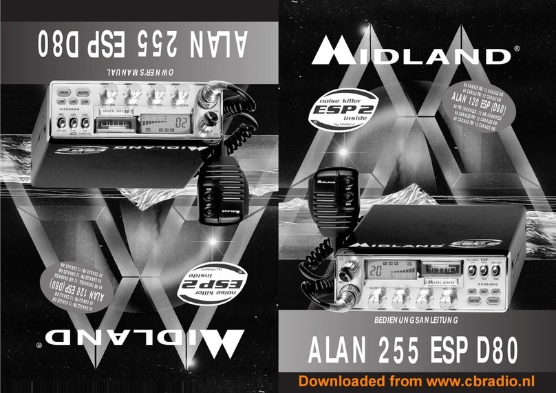 Midland Alan 255ESP D80 User manual