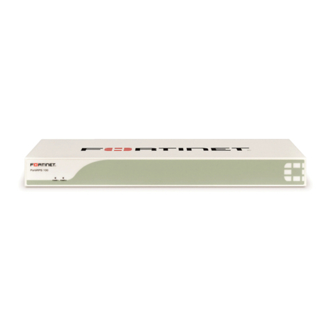 Fortinet FortiRPS 100 quick start guide