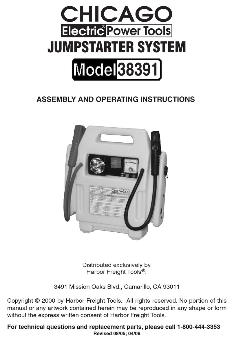 CHICAGO 38391 Assembly and operating instructions