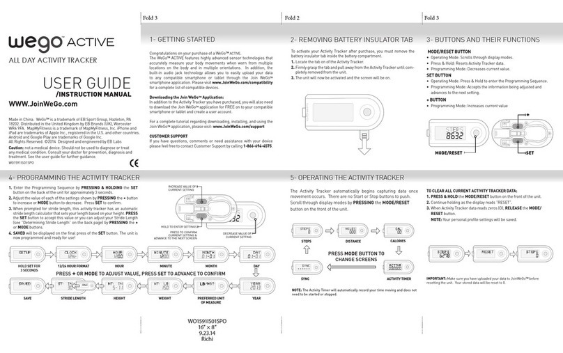 WeGo ACTIVE user guide