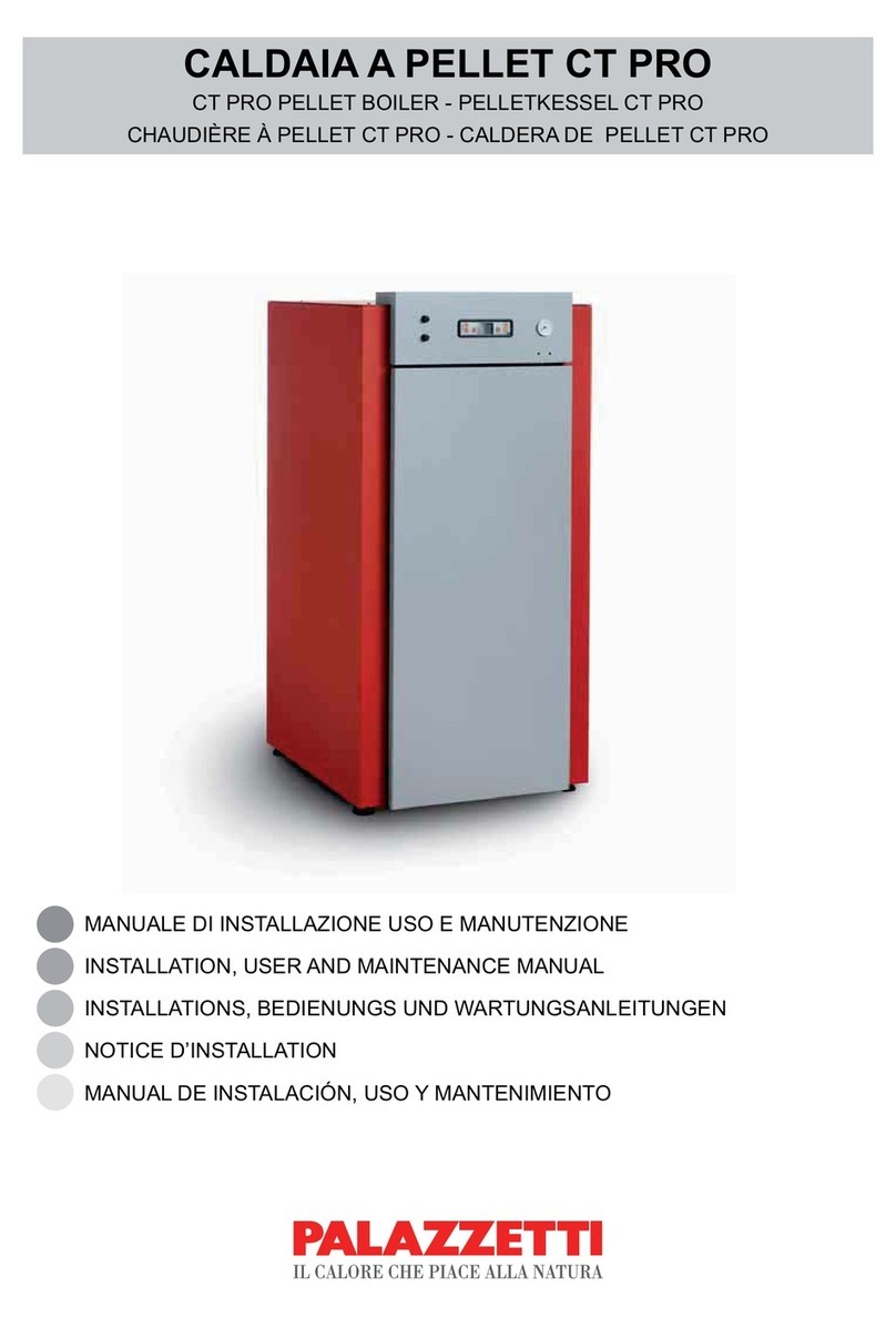 Palazzetti CT PRO Series Installation, user and maintenance manual Palazzetti CT PRO Series Installation, user and maintenance manual