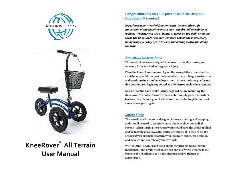 KneeRover All Terrain User manual
