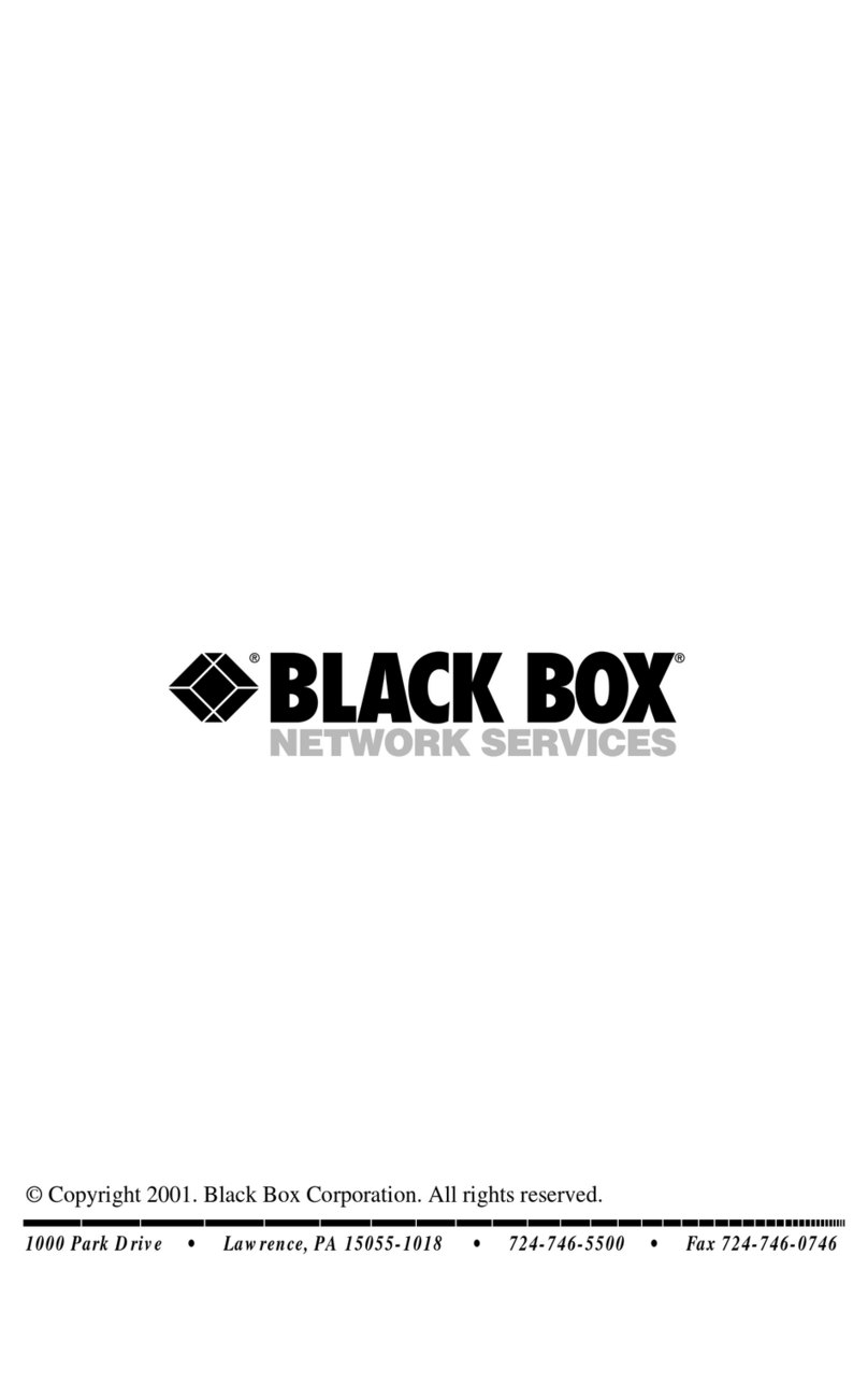 Black Box LRB500A User manual