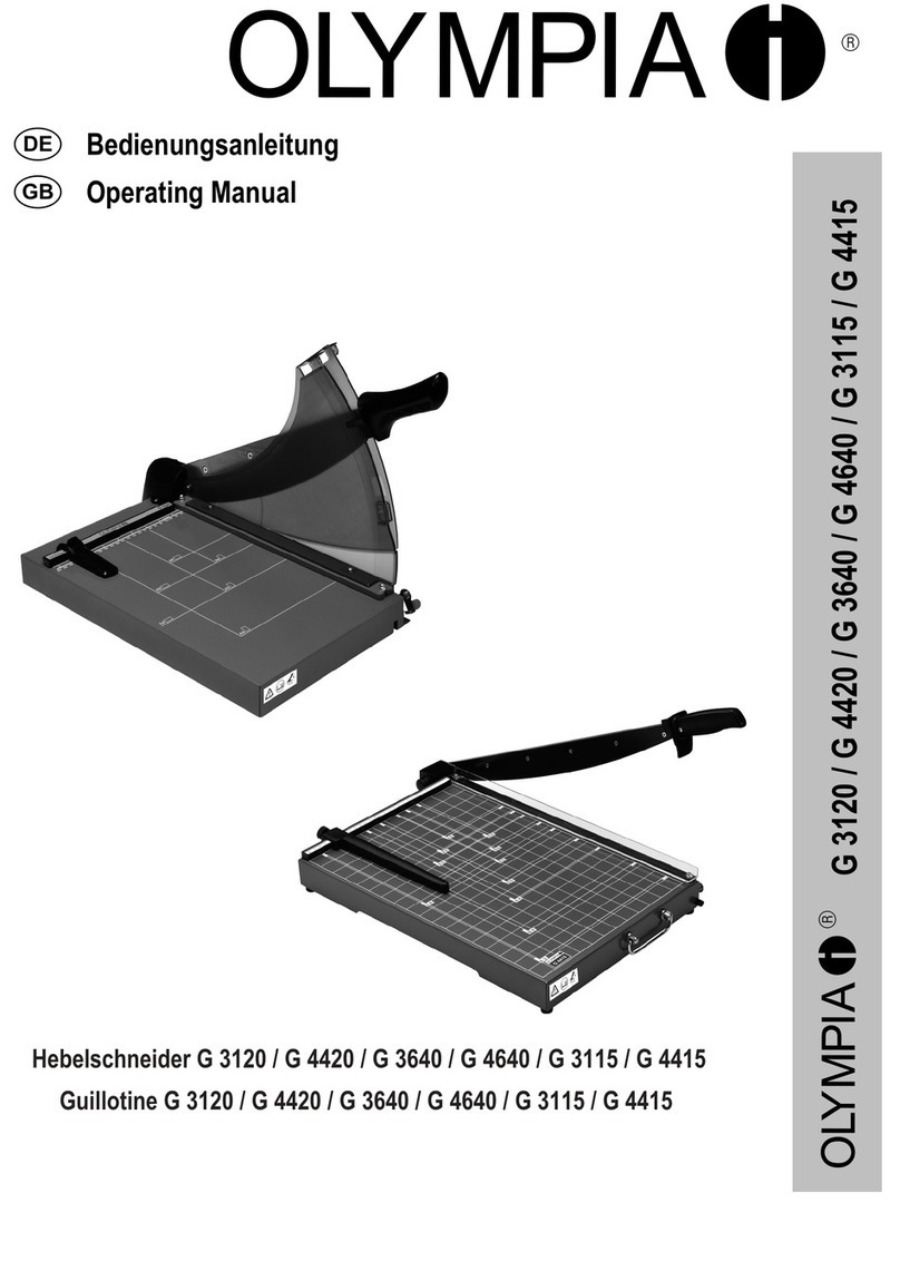 Olympia G 3120 User manual