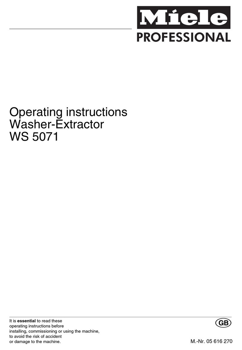 Miele WS 5071 operating instructions