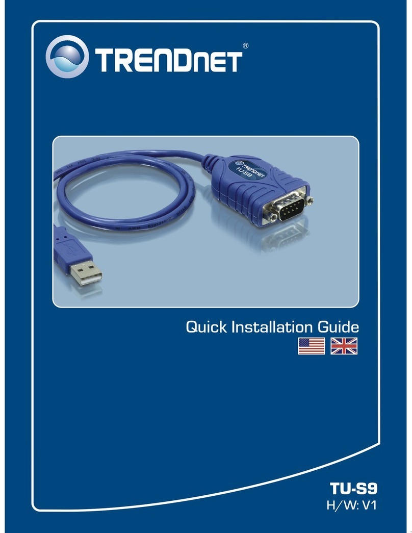 TRENDnet TU-S9 Quick installation guide