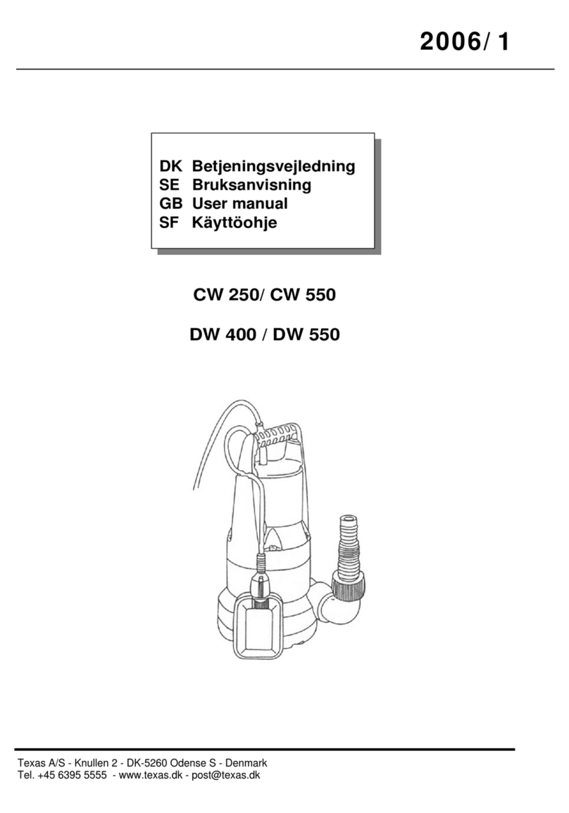 Texas CW 250 user manual