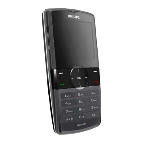 Philips XENIUM 9@9w User manual