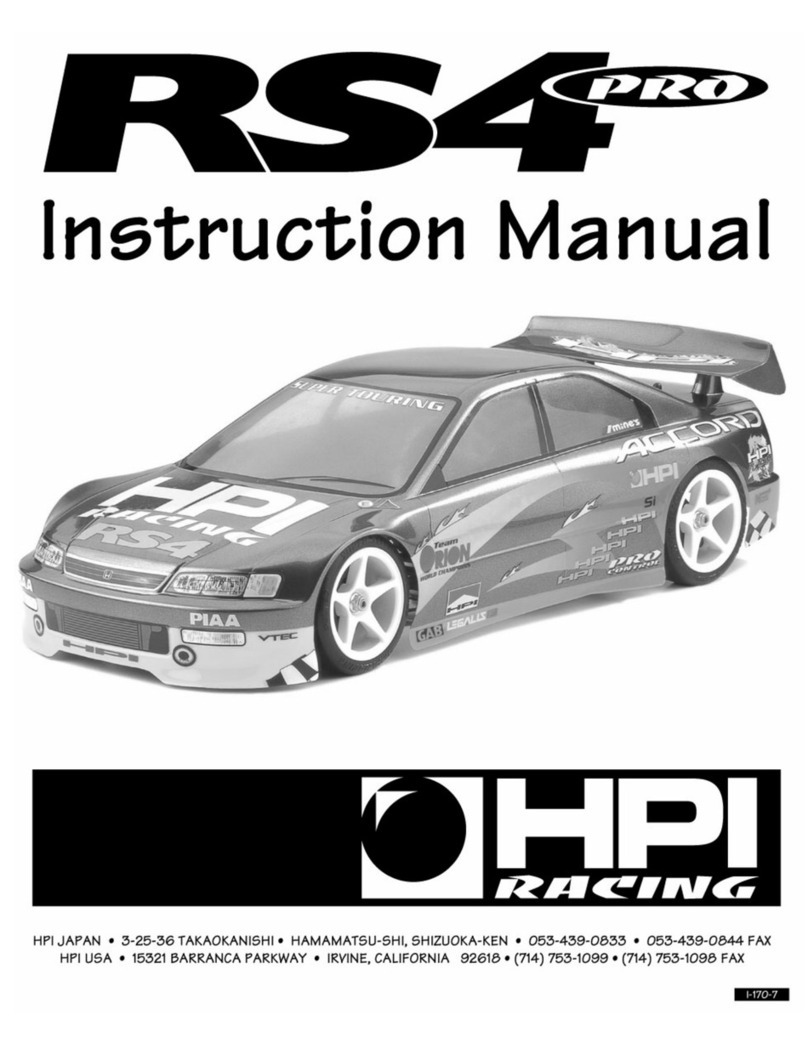 HPI Racing RS4Pro instruction manual