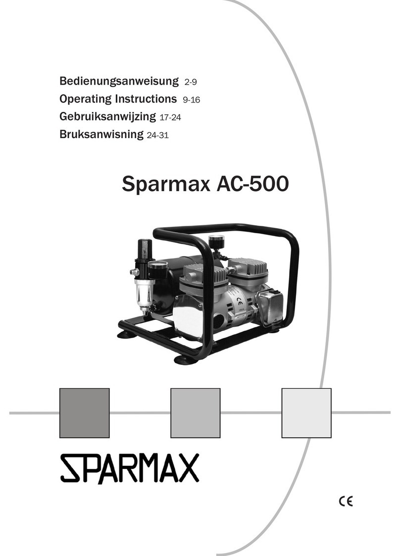 Sparmax AC-500 operating instructions Sparmax AC-500 operating instructions