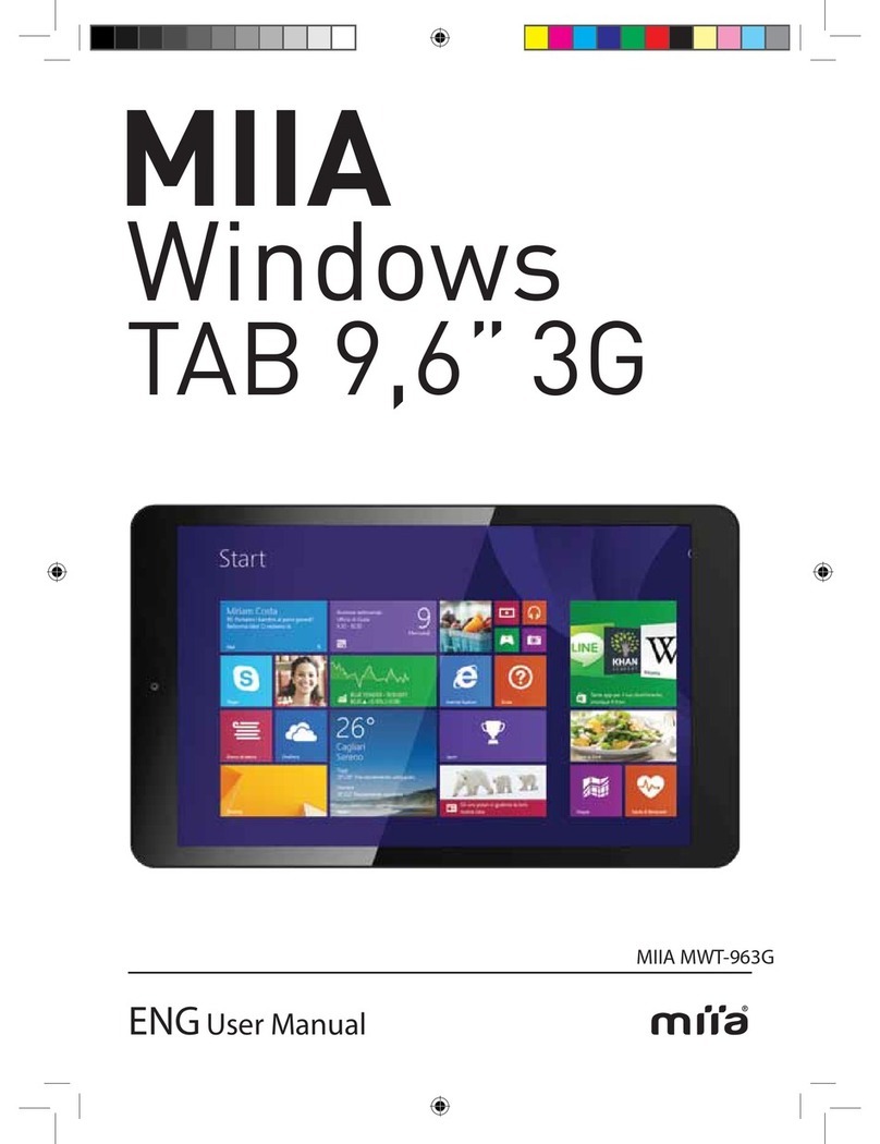 Miia MWT-963G User manual