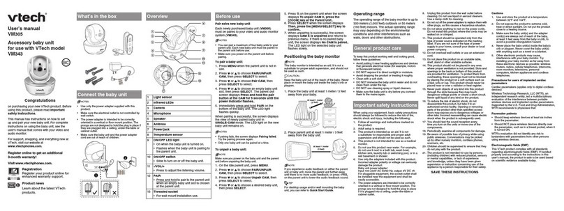 V-tech VM305 User manual
