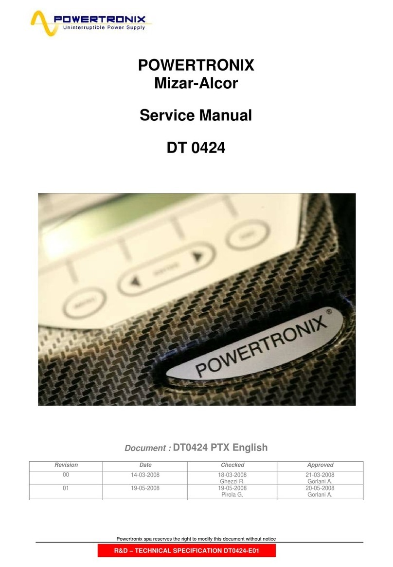 Powertronix Mizar-Alcor DT 0424 User manual