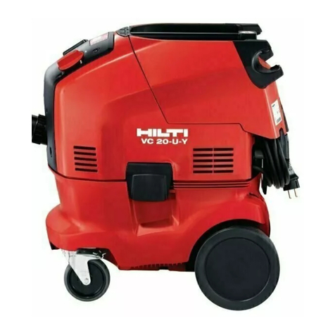 Hilti VC 20-U-Y User manual