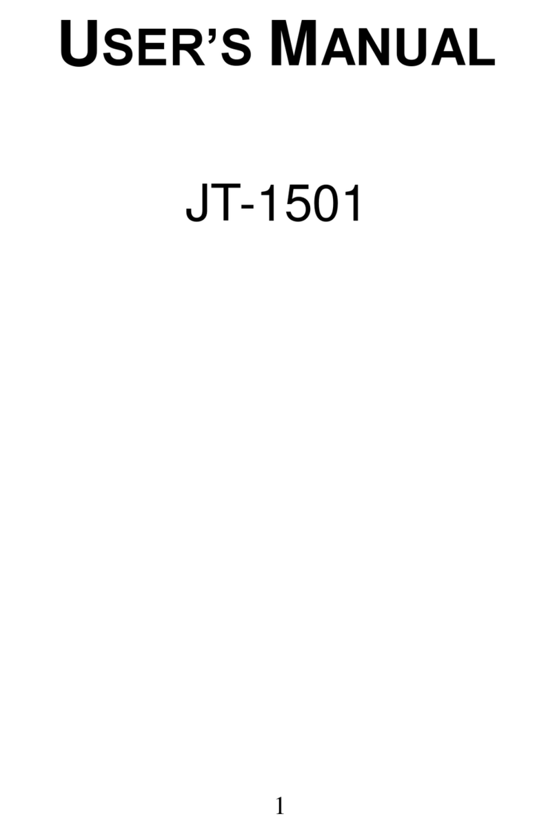 Jolla JT-1501 user manual