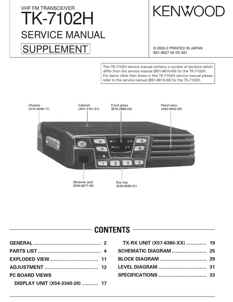Kenwood TK-7102H Service manual