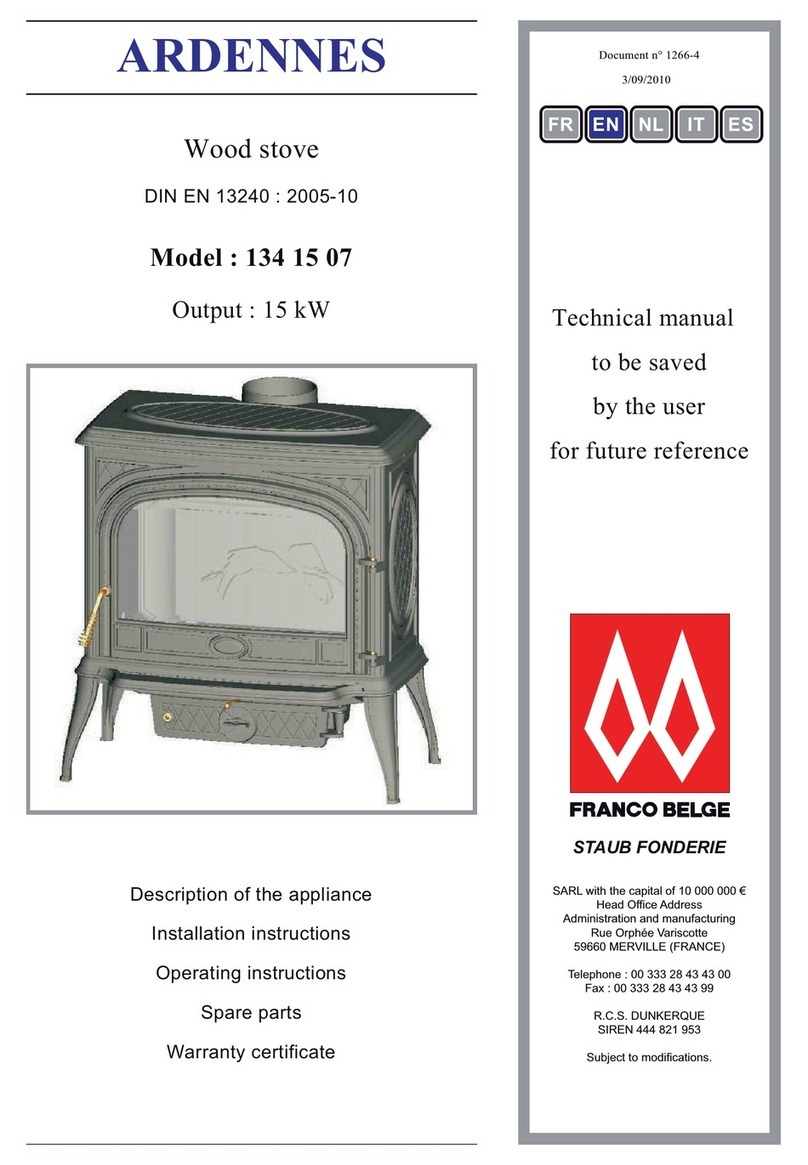 ARDENNES 134 15 07 User manual