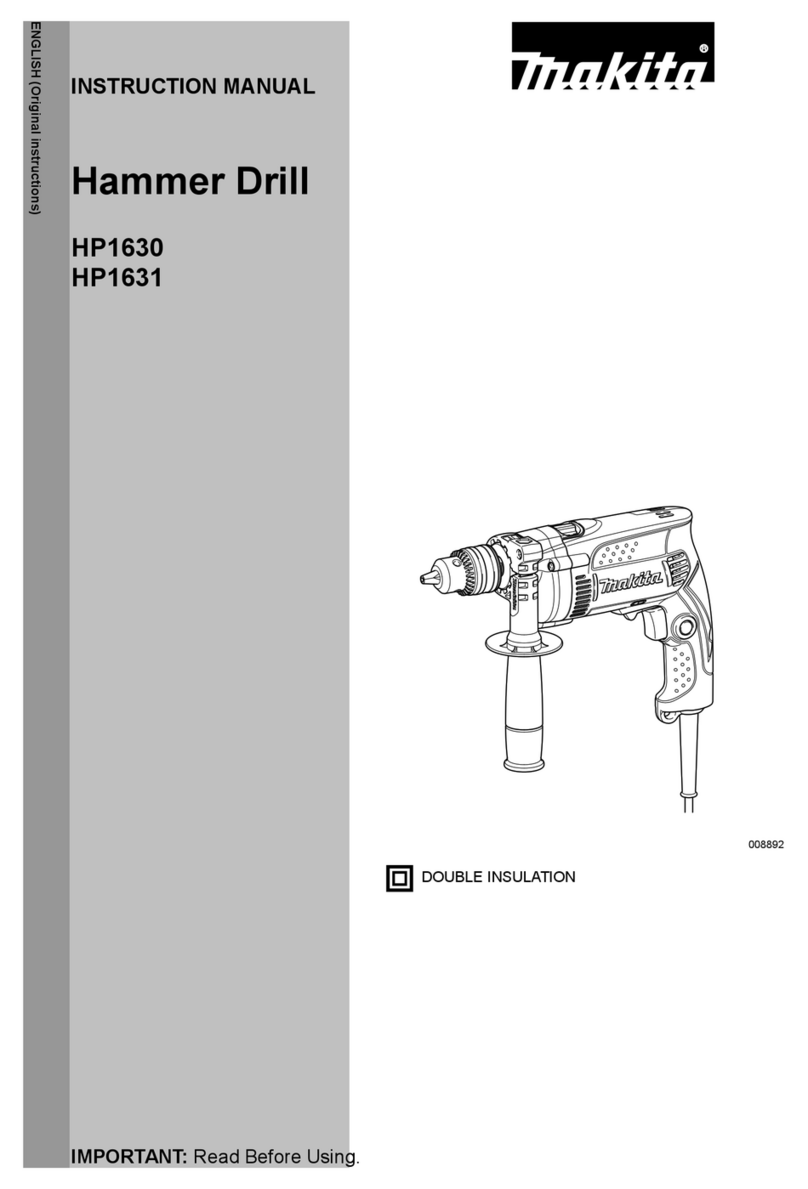 Makita HP1630 User manual Makita HP1630 User manual