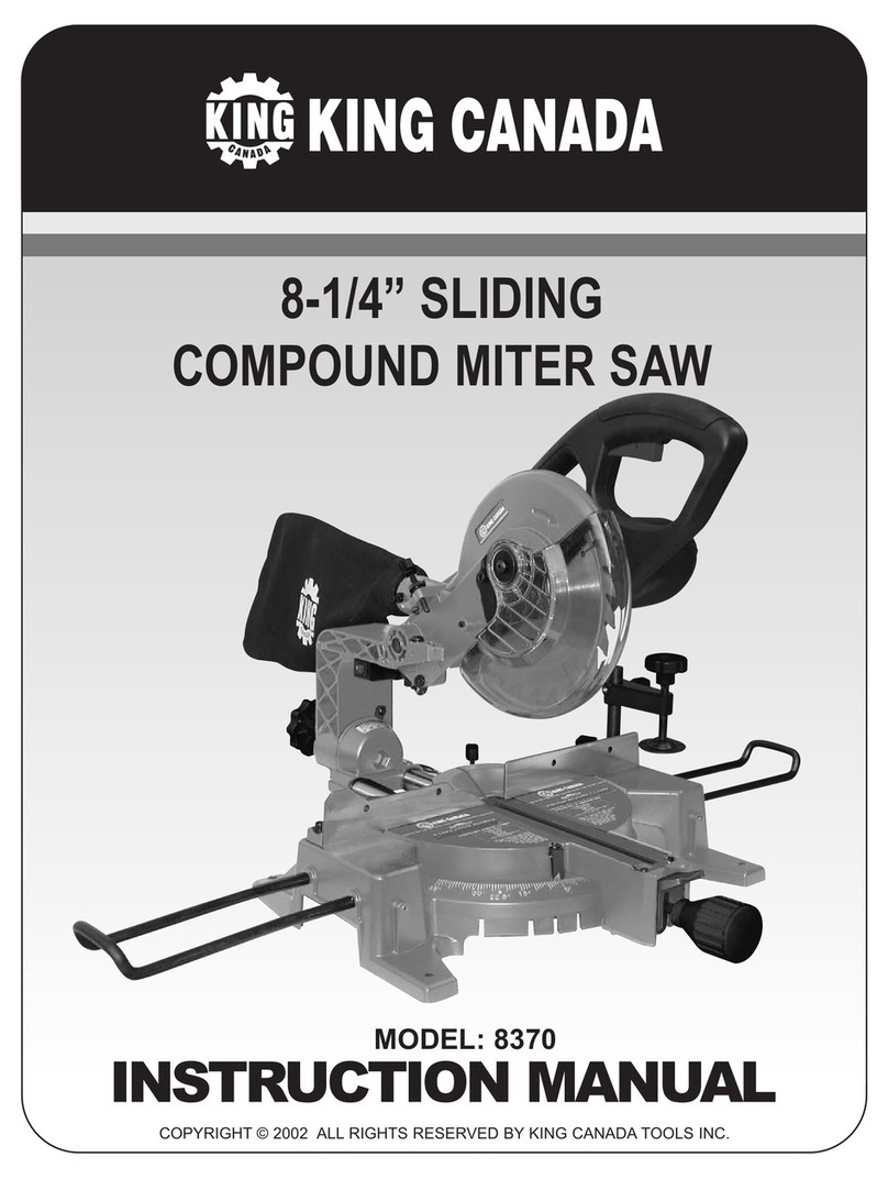 King Canada 8370 User manual