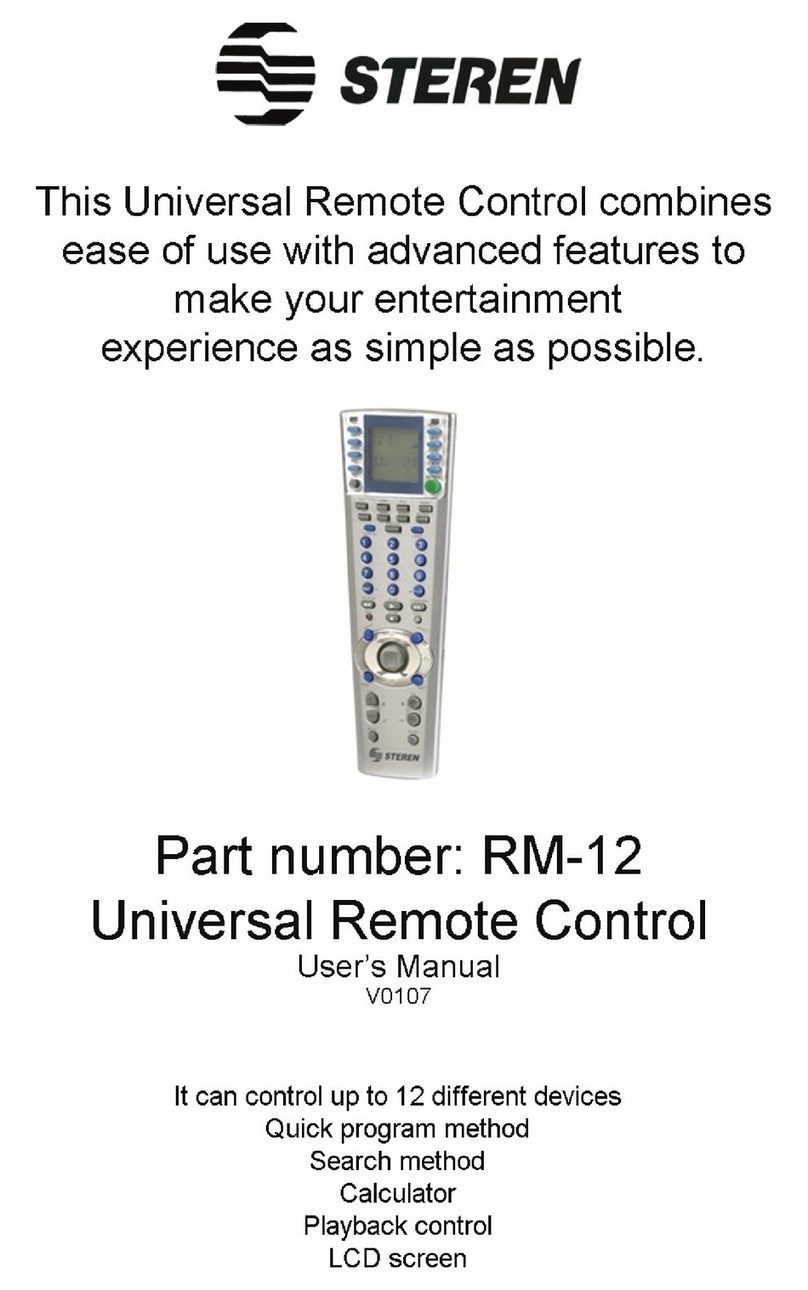 Steren RM-12 user manual