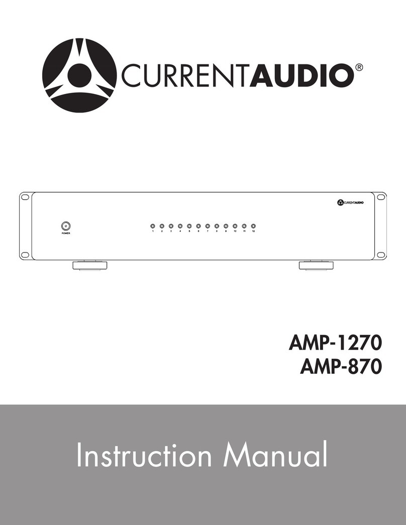 Current Audio AMP-1270 instruction manual