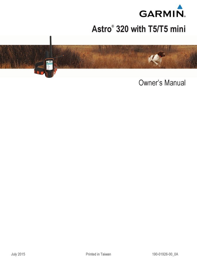 Garmin Astro 320 owner's manual