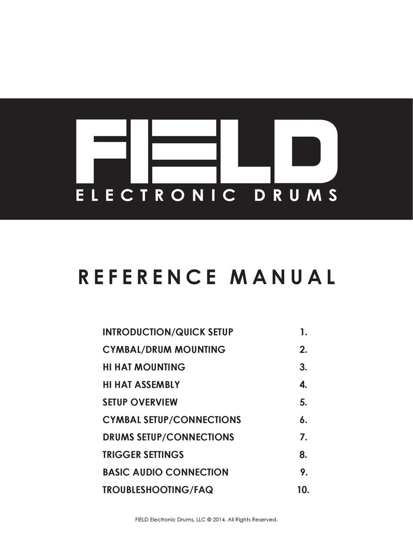 Field 14" SNARE DRUM Reference manual