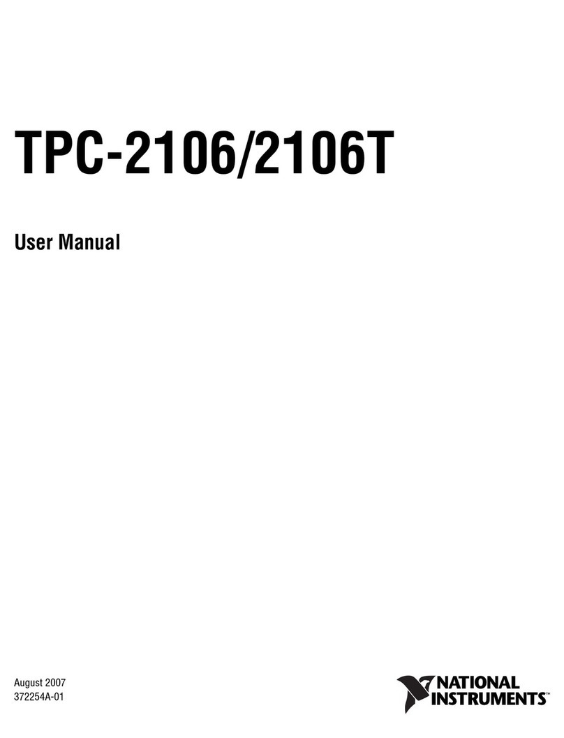 National Instruments TPC2106T user manual
