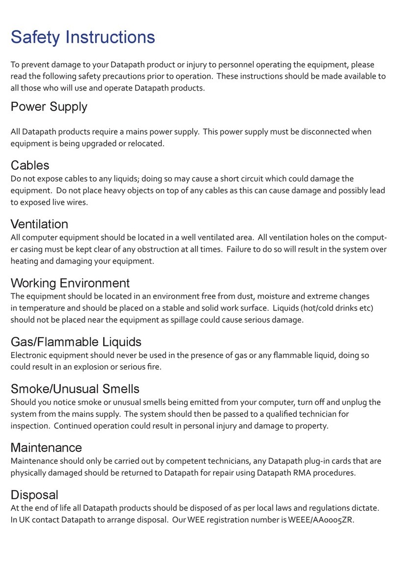 Datapath X4 user guide Datapath X4 user guide
