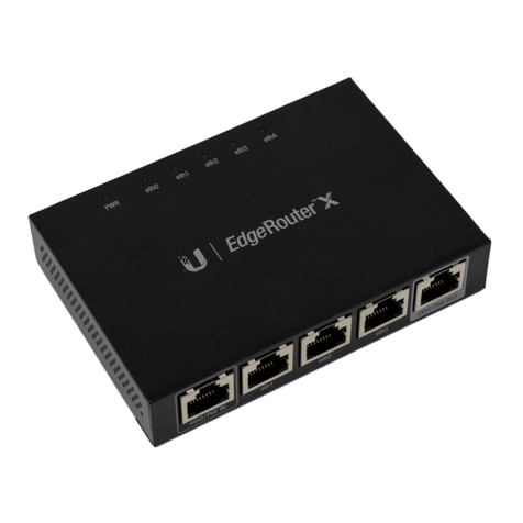 Ubiquiti EdgeRouter X ER-X quick start guide