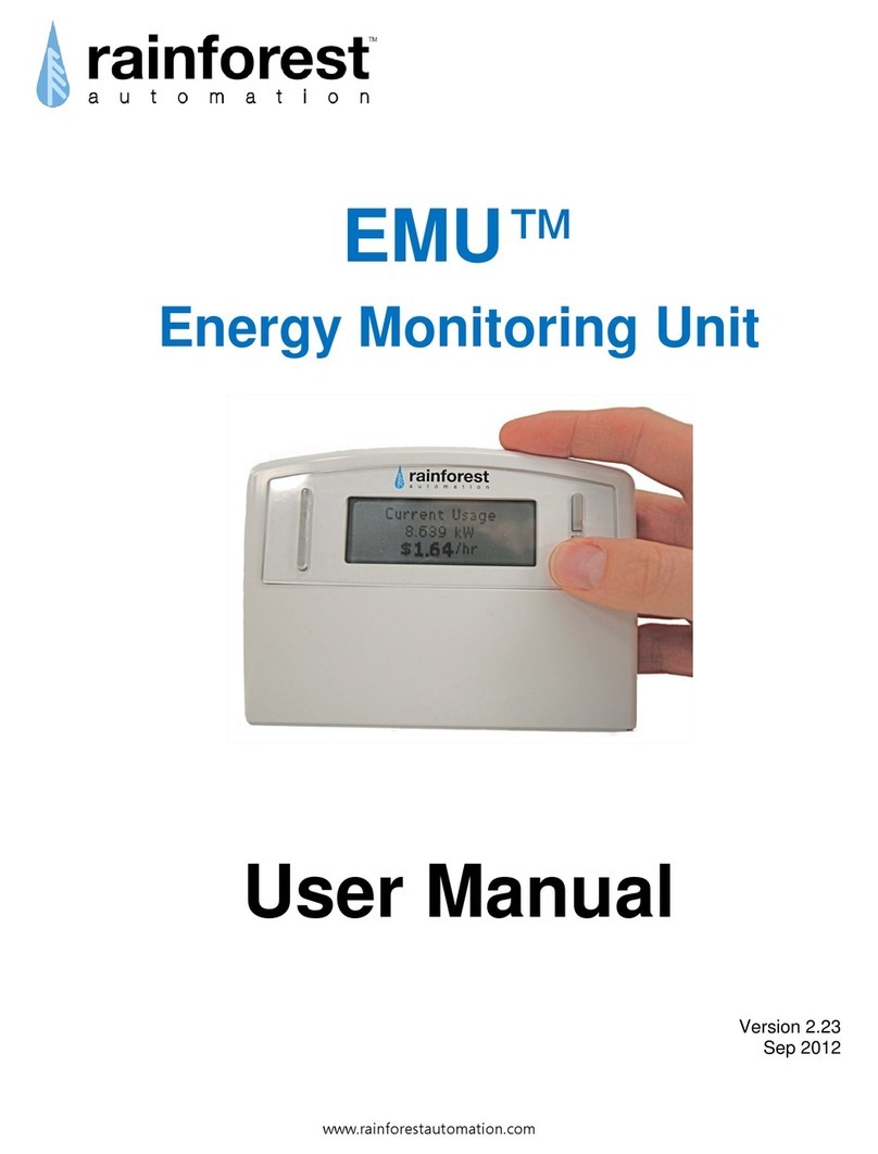 rainforest EMU user manual