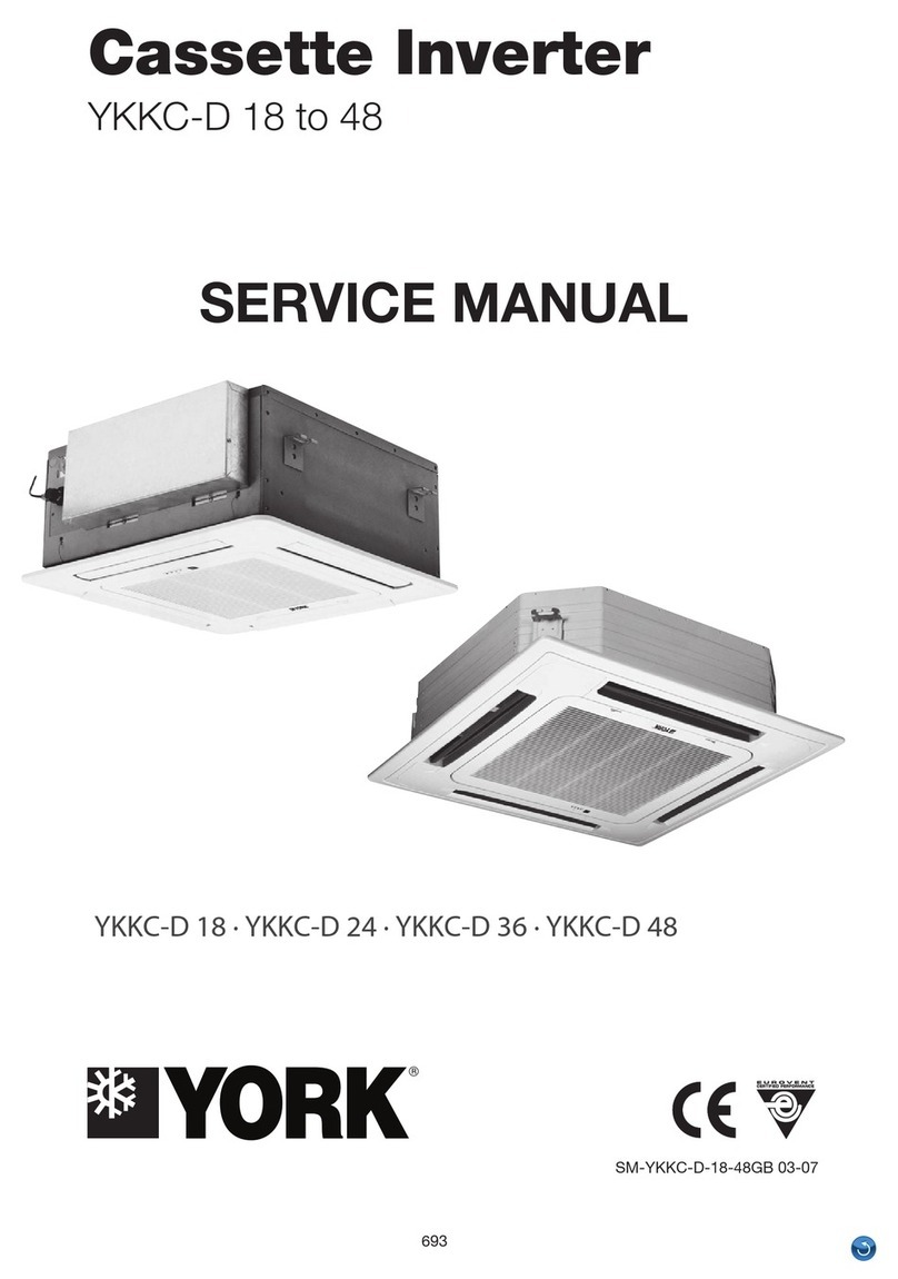 York YKKC-D 18 Service manual