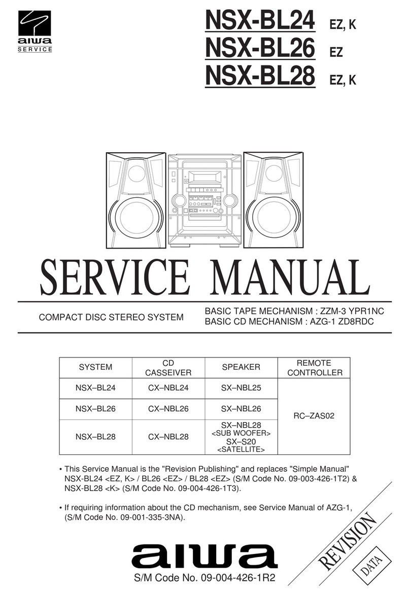 Aiwa NSX-BL24 LH Service manual
