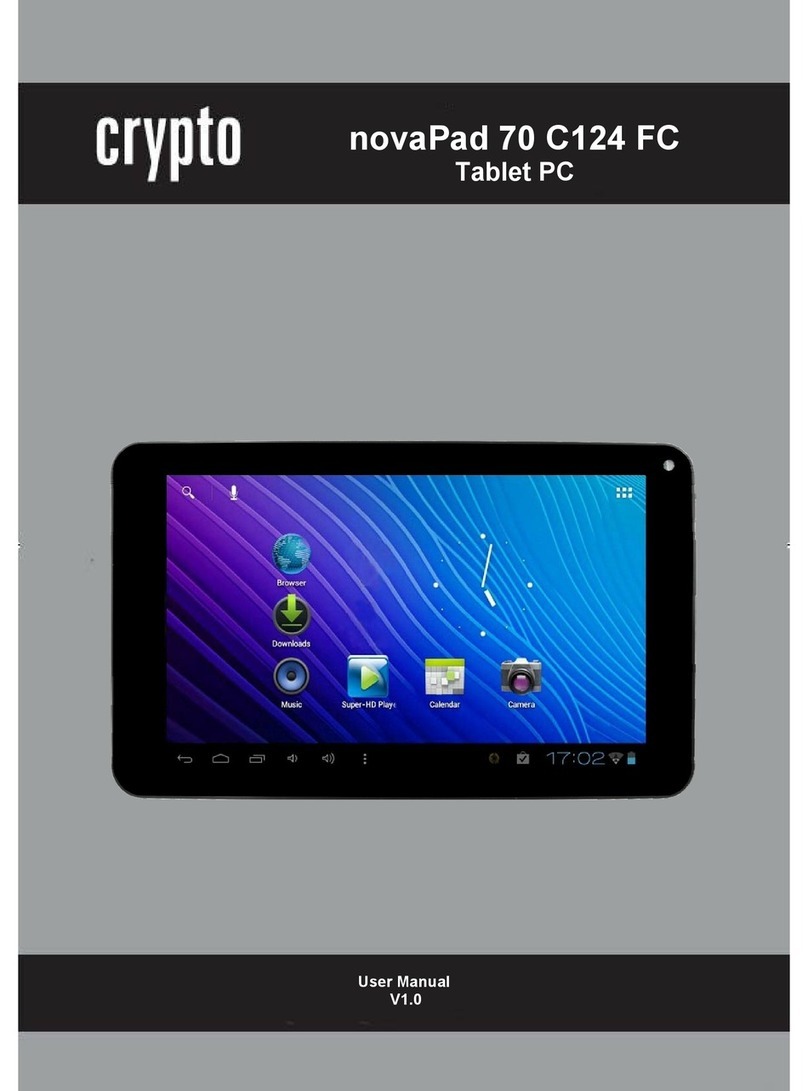 Crypto novaPad 70 C124 FC user manual