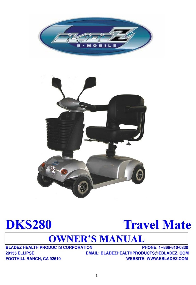 BLADEZ Travel Mate DKS280 User manual
