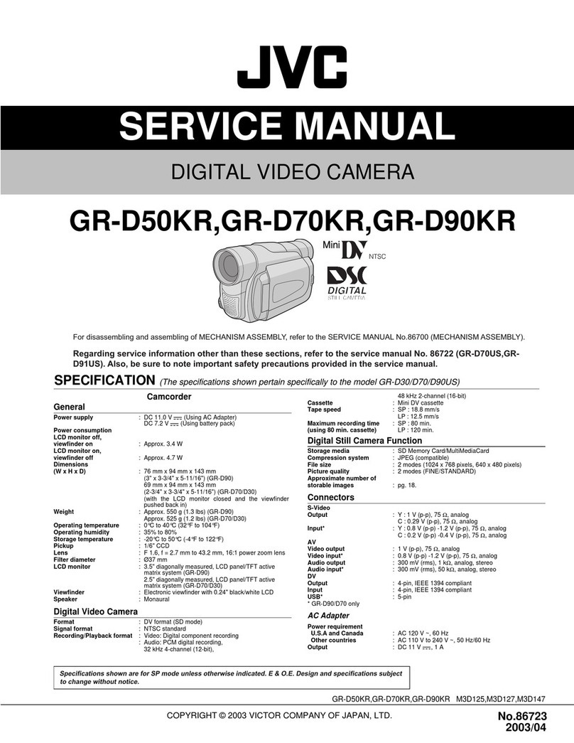 JVC GR-D50KR User manual