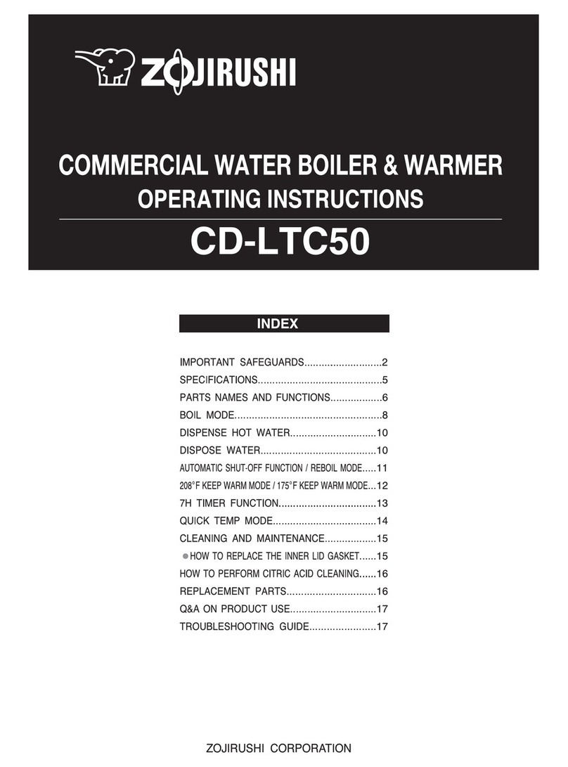 Zojirushi CD-LTC50 operating instructions