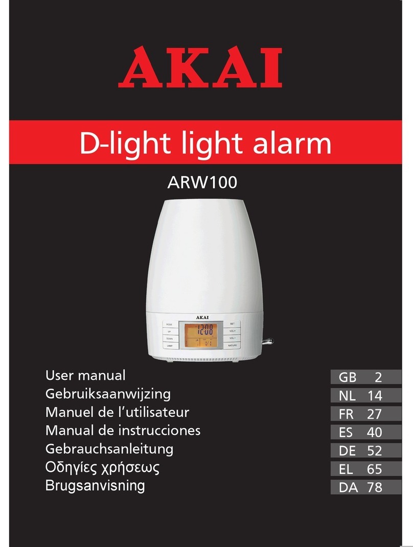 Akai ARW100 user manual
