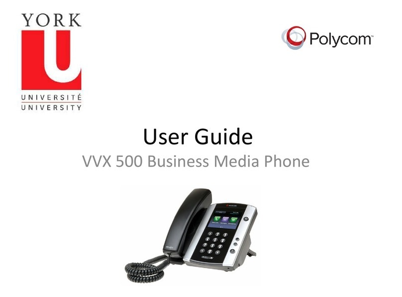 Polycom VVX 500 series user guide