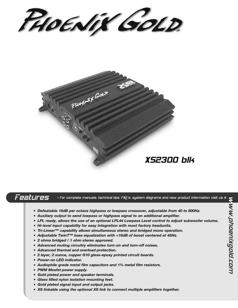 Phoenix Gold XS2300 blk manual